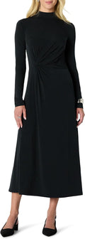 Amazon Essentials Women's Fit and Flare Jersey Long-Sleeved Maxi Dress