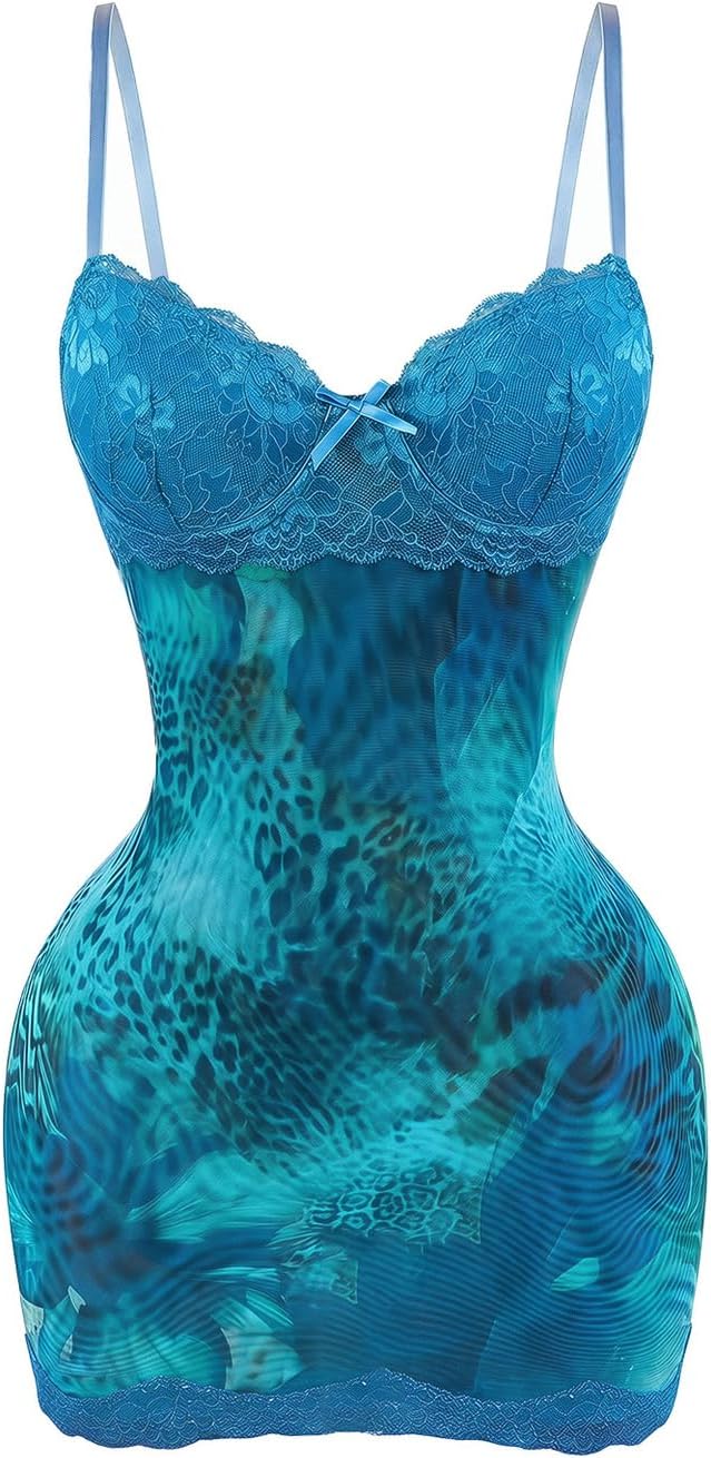 SOLY HUX Women's Club Outfits Summer Floral Mini Dress Lace Bodycon Dresses | Lace Trim, Mini Dress, Spaghetti Strap, Bodycon, Party, Cami Dresses