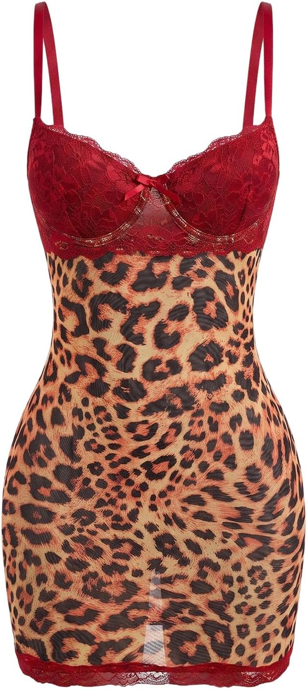 SOLY HUX Women's Club Outfits Summer Floral Mini Dress Lace Bodycon Dresses | Lace Trim, Mini Dress, Spaghetti Strap, Bodycon, Party, Cami Dresses