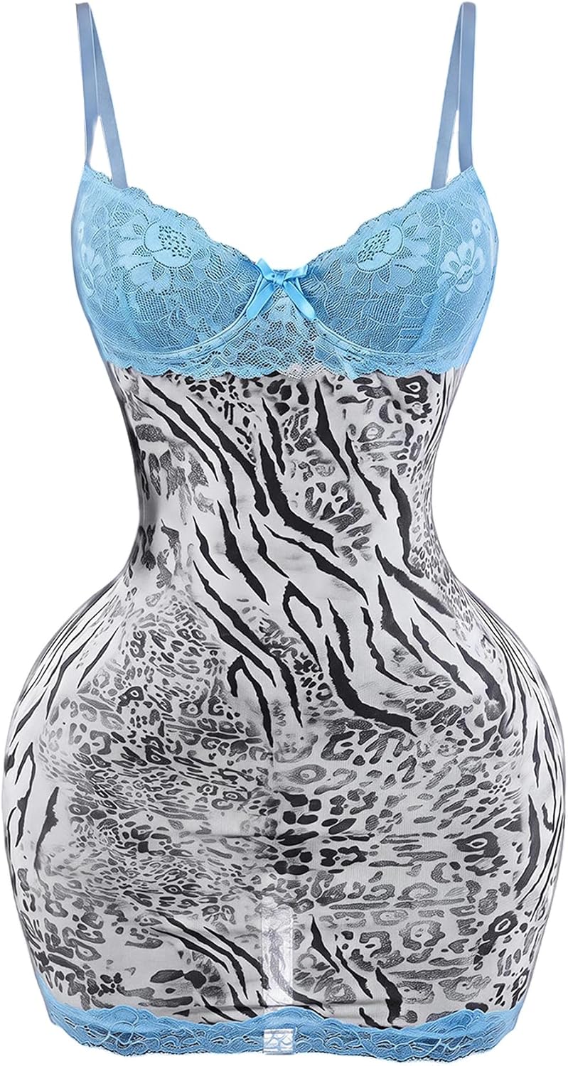 SOLY HUX Women's Club Outfits Summer Floral Mini Dress Lace Bodycon Dresses | Lace Trim, Mini Dress, Spaghetti Strap, Bodycon, Party, Cami Dresses